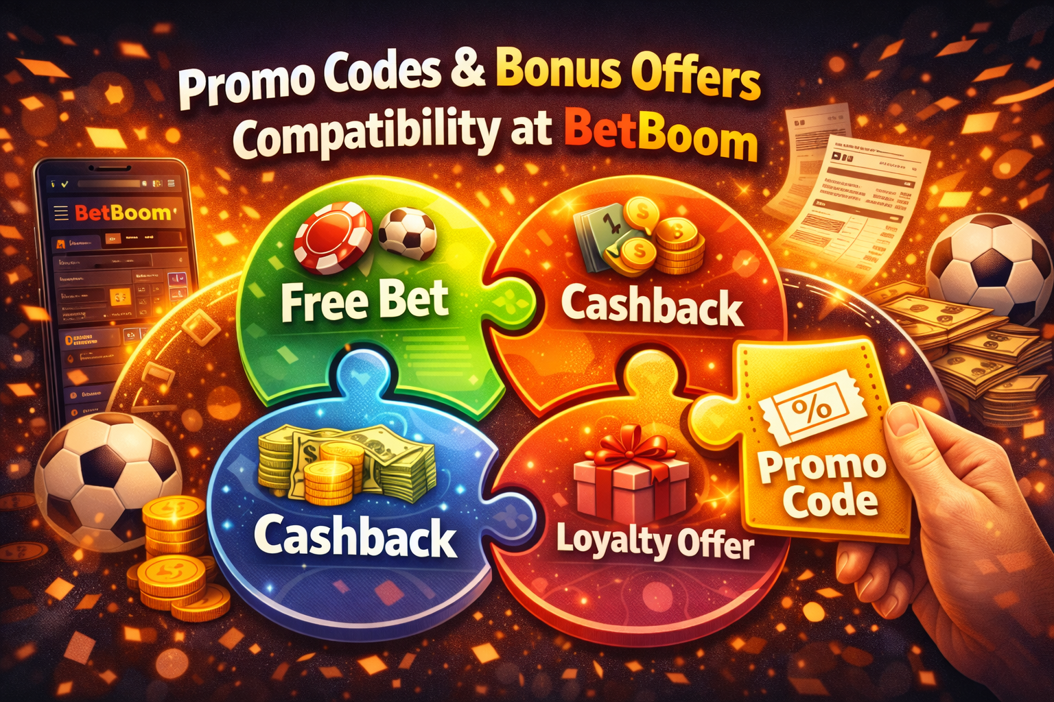 Сумісність промокодів у БК Bet Boom: пріоритет акцій на сайті Бет Бум і що не можна поєднувати